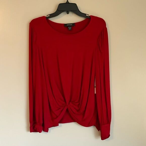 Karen Kane Twist Front Knot Top - Picture 1 of 12